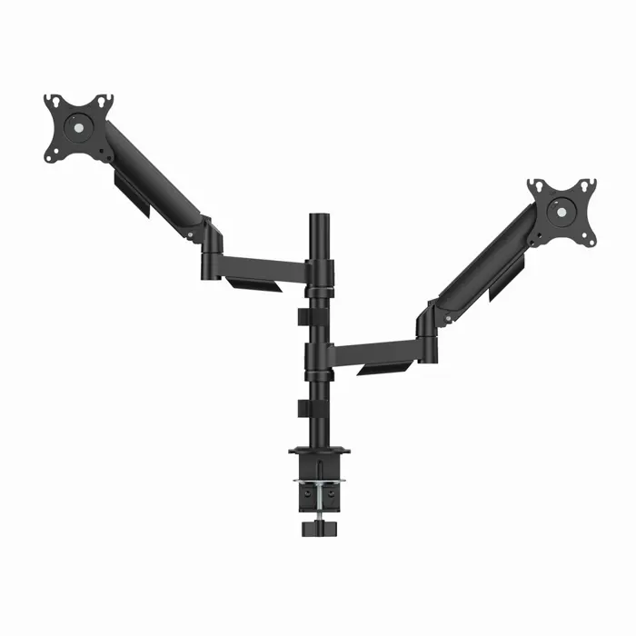 GEMBIRD ADJUSTABLE DESK 2-DISPLAY MOUNTING ARM 17”