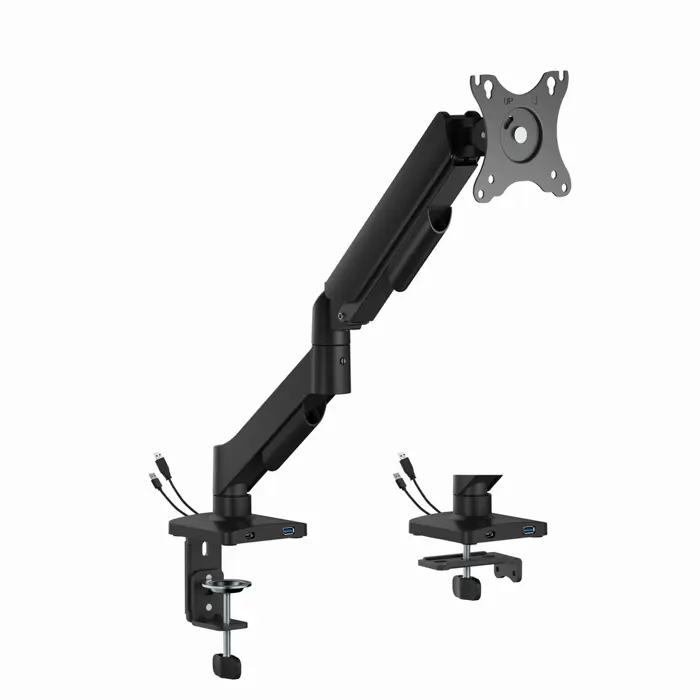 GEMBIRD ADJUSTABLE DESK DISPLAY MOUNTING ARM 17”-3
