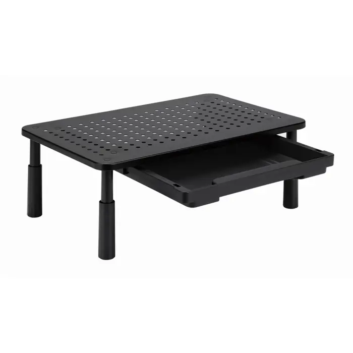 GEMBIRD ADJUSTABLE MONITOR STAND WITH DRAWER RECT