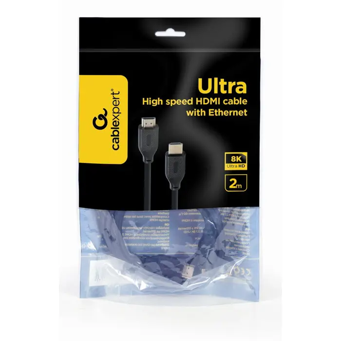 Gembird CC-HDMI8K-2M HDMI 2.1 cable HDMI Type A (Standard) Black
