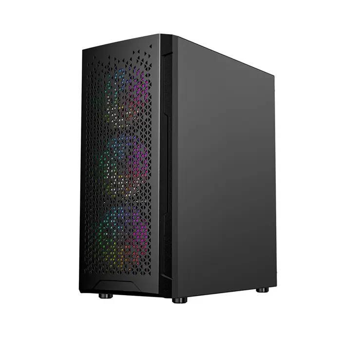Gembird CCC-FC-400X Gaming ARGB computer case Fornax 400X, black