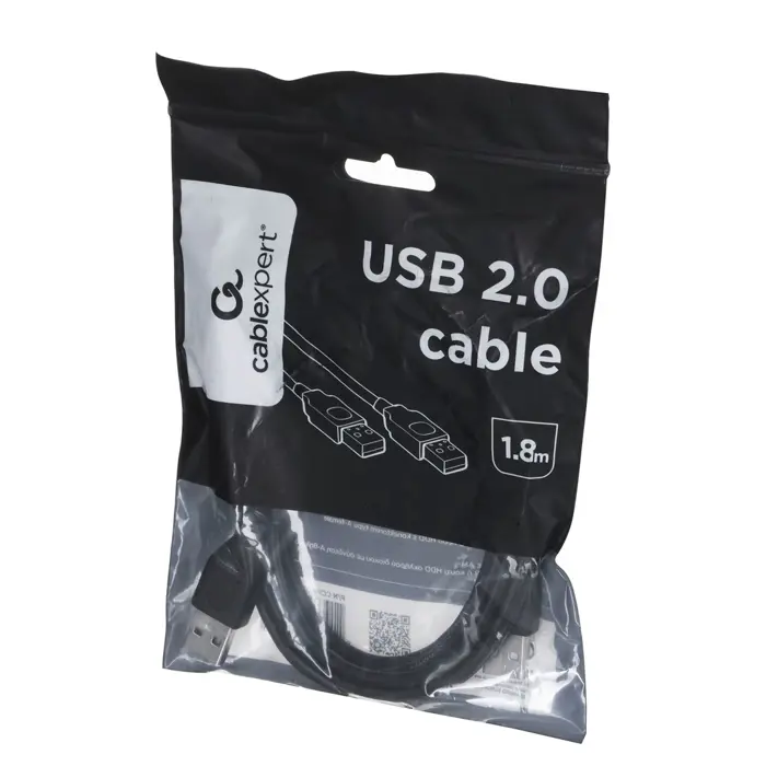 Gembird CCP-USB2-AMAM-6 USB cable 1.8 m USB 2.0 USB A Black