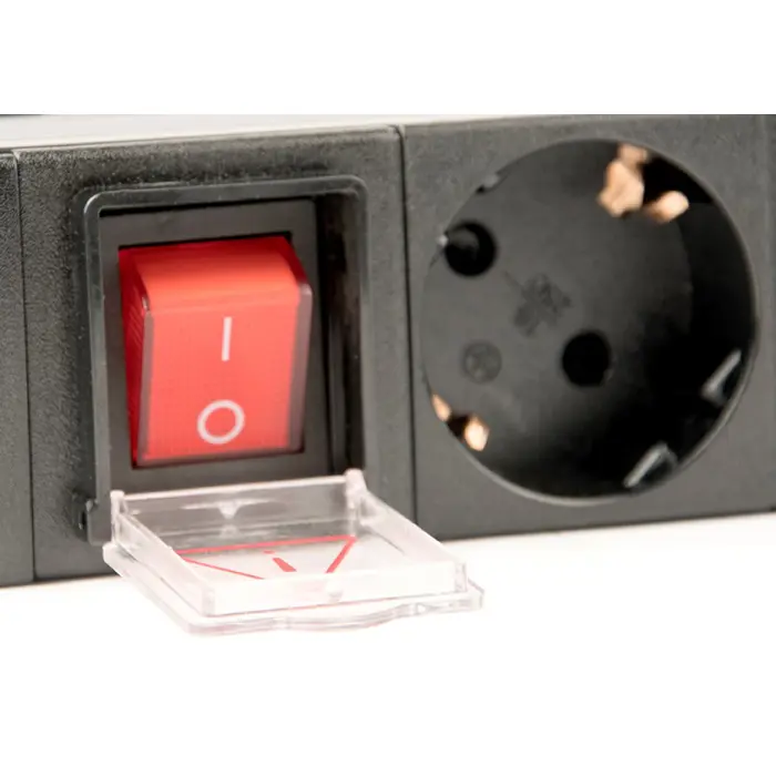 Gembird EG-PDU-014-C14 power distribution unit (PDU) 8 AC outlet(s) 1U Black