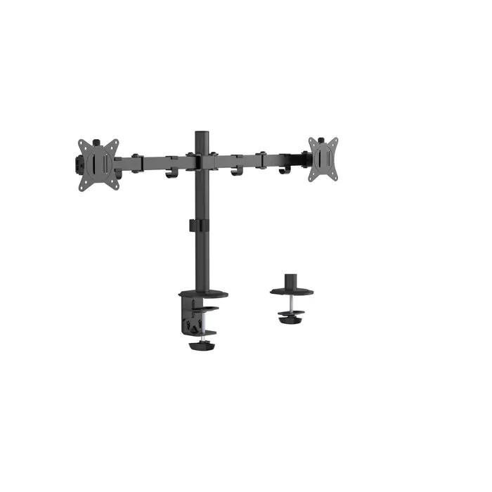 Gembird MA-D2-01 monitor mount / stand 81.3 cm (32") Black Desk