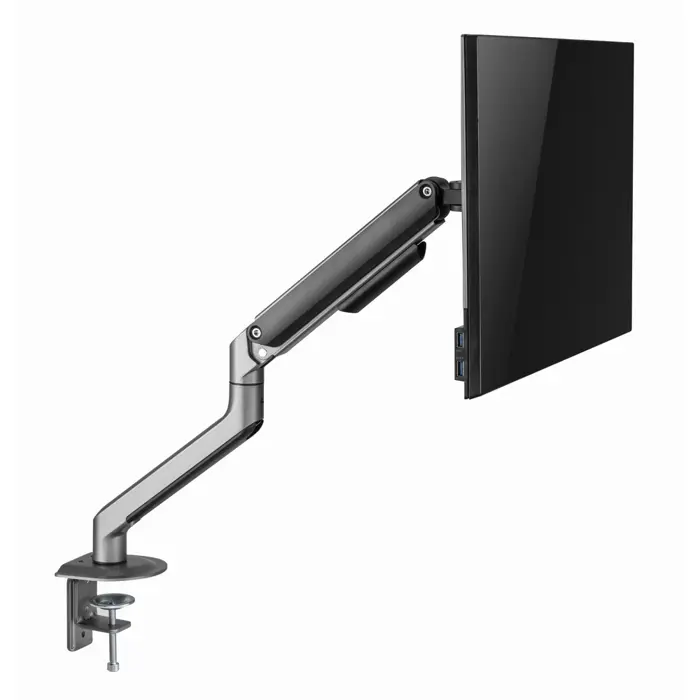 Gembird MA-DA1-05 Desk mounted adjustable monitor arm, 17”-32”, up to 9 kg, space grey