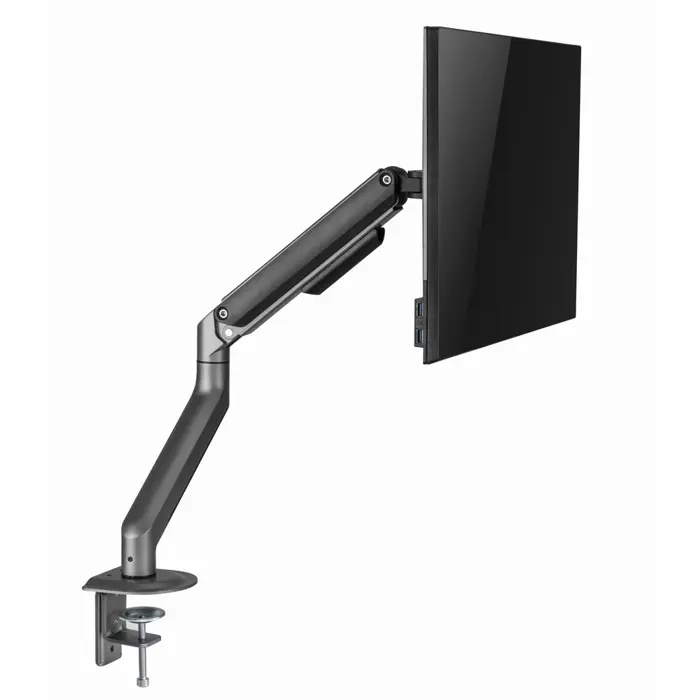 Gembird MA-DA1-05 Desk mounted adjustable monitor arm, 17”-32”, up to 9 kg, space grey
