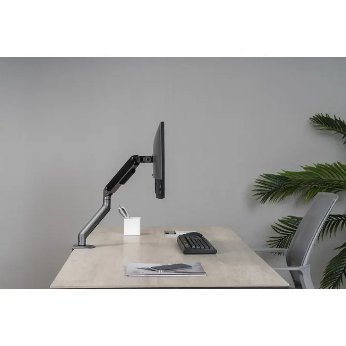 Gembird MA-DA1-05 Desk mounted adjustable monitor arm, 17”-32”, up to 9 kg, space grey