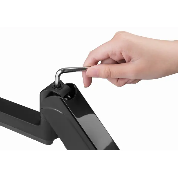Gembird MA-DA3-01 monitor mount / stand 68.6 cm (27") Black Desk