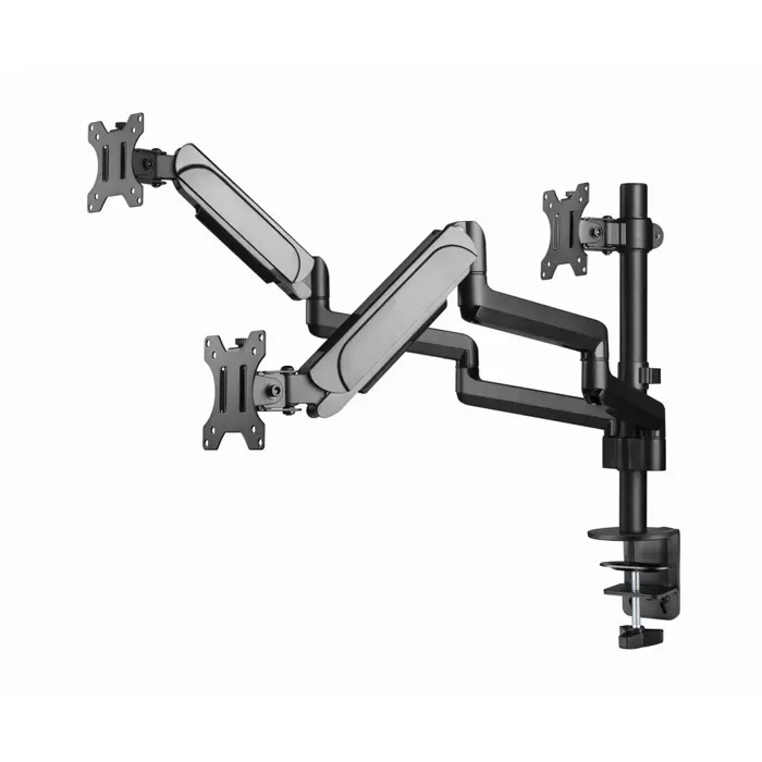 Gembird MA-DA3-01 monitor mount / stand 68.6 cm (27") Black Desk