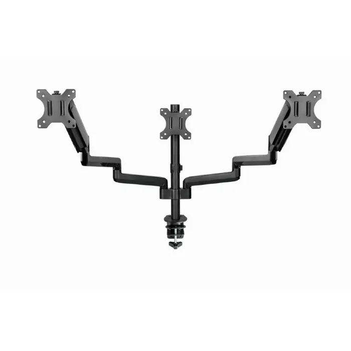 Gembird MA-DA3-01 monitor mount / stand 68.6 cm (27") Black Desk