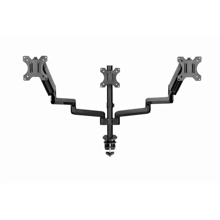 Gembird MA-DA3-01 monitor mount / stand 68.6 cm (27") Black Desk