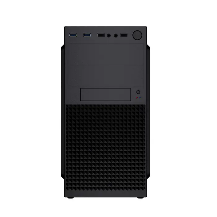 Gembird Mini-tower computer case Fornax K300, Micro-ATX, 2x USB 3.0 + 2x USB 2.0, black