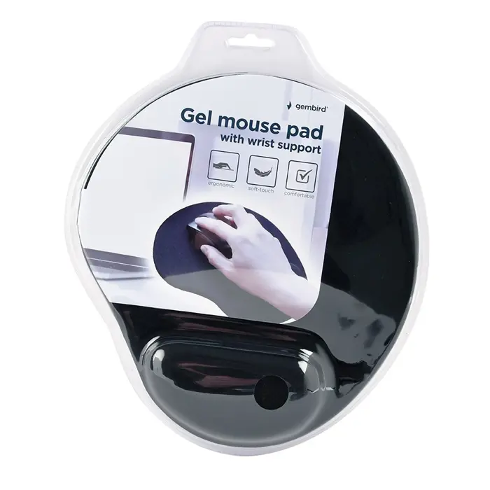 Gembird MP-GEL-BLACK mouse pad