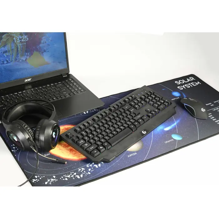 Gembird MP-SOLARSYSTEM-XL-01 Gaming mouse pad, extra large, "Cosmos" 350 x 900 mm
