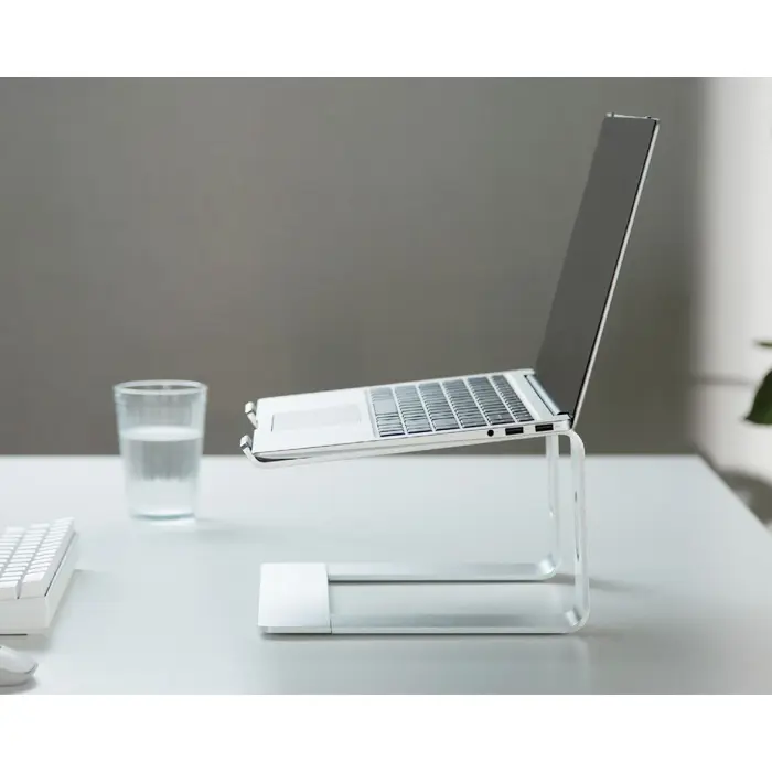 Gembird NBS-D1-01 laptop stand Aluminium, Silver 39.6 cm (15.6")