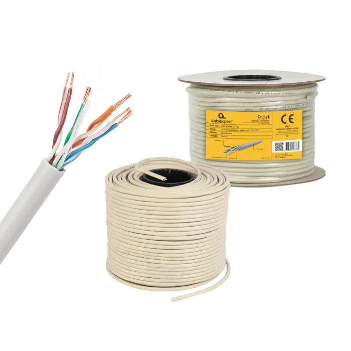 Gembird UPC-5004E-L/100 networking cable Grey 100 m Cat5e U/UTP (UTP)