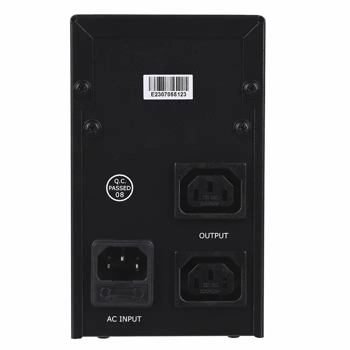 Gembird UPS-PC-652A uninterruptible power supply (UPS) Line-Interactive 0.65 kVA 390 W 3 AC outlet(s)
