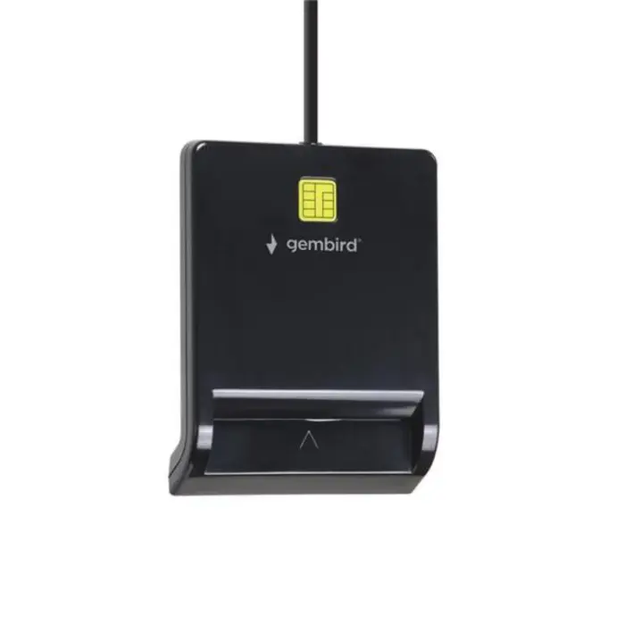 Gembird USB smart card reader, black