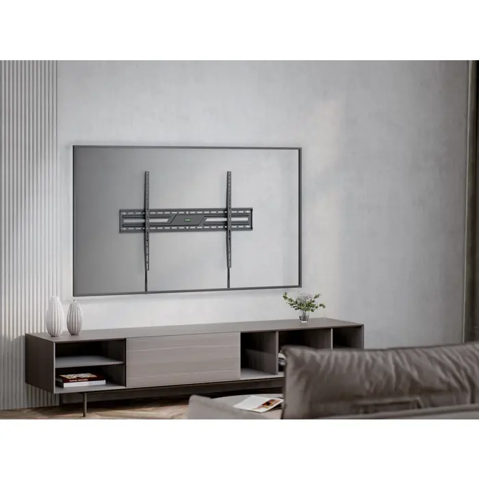 Gembird WM-100F-01 TV wall mount (fixed), 43”-100”, black