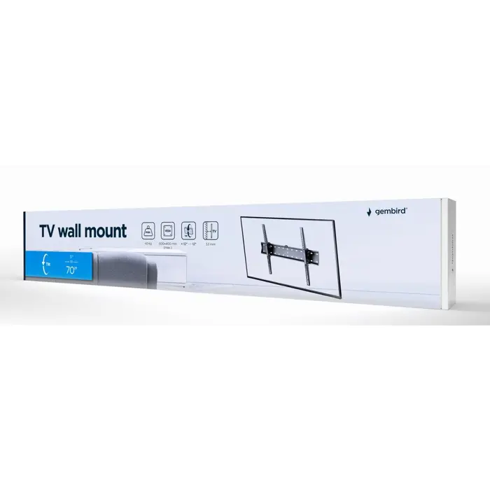 Gembird WM-70T-02 TV mount 177.8 cm (70") Black
