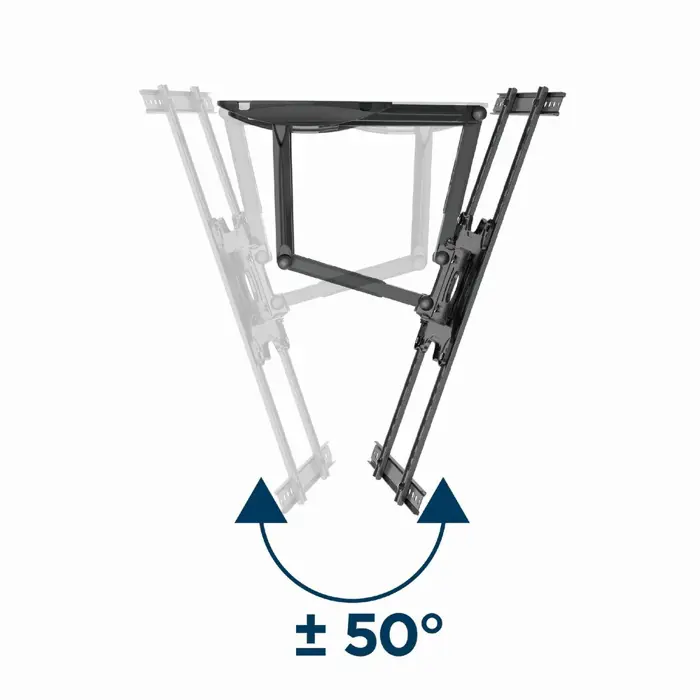 Gembird WM-75ST-01 Full motion TV wall mount, 32”-75” (45 kg)