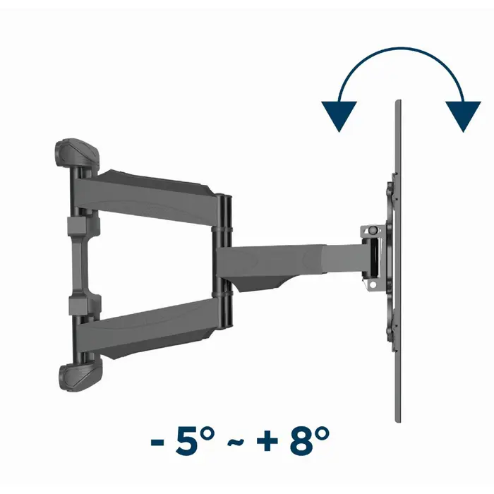 Gembird WM-75ST-01 Full motion TV wall mount, 32”-75” (45 kg)