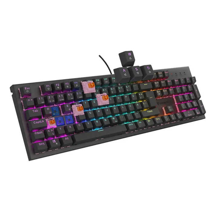 GENESIS NKG-2179 keyboard Gaming USB QWERTZ German Black