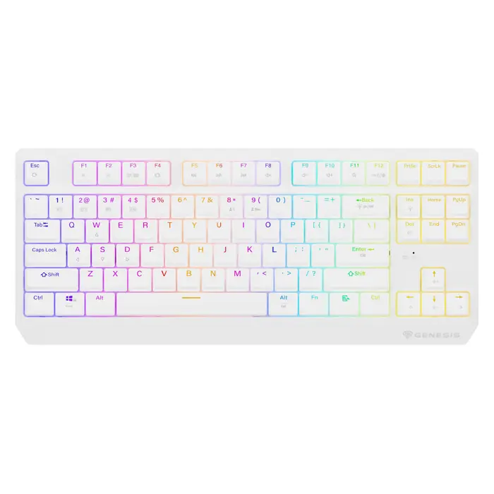 GENESIS Thor 230 TKL keyboard Gaming USB + RF Wireless + Bluetooth QWERTY US English White