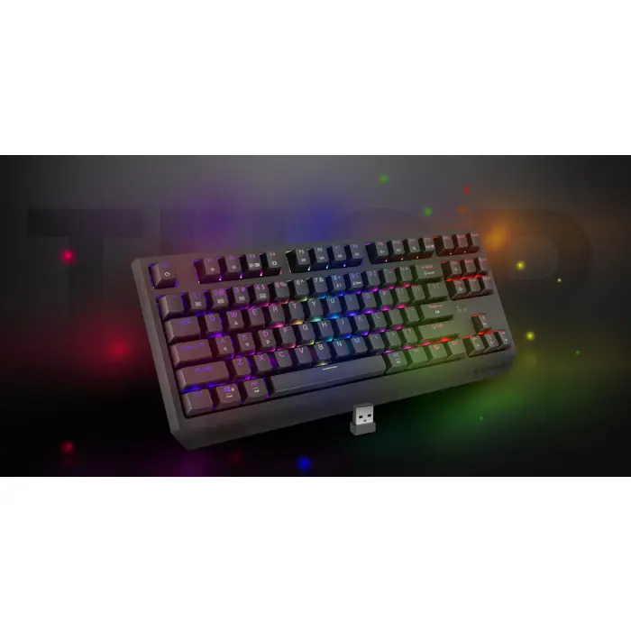 GENESIS Thor 230 TKL keyboard Gaming USB + RF Wireless + Bluetooth QWERTY Grey