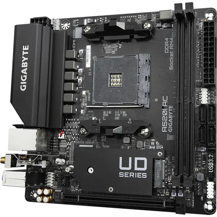 GIGABYTE A520I AC - Socket AM4 - mainboard