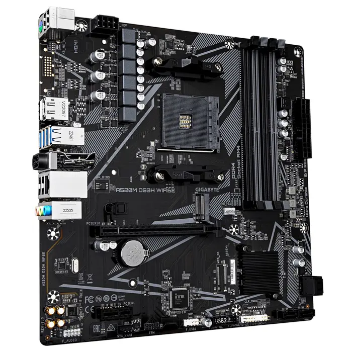 Gigabyte A520M DS3H WiFi6E          (A520,AM4,mATX,DDR4)
