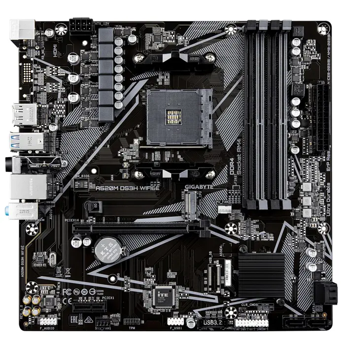 Gigabyte A520M DS3H WiFi6E          (A520,AM4,mATX,DDR4)