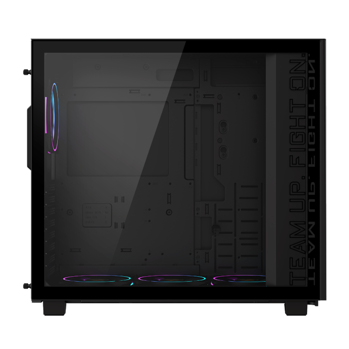 Gigabyte AORUS C400 GLASS USB-C USB 3.2 Gen2 ATX AORUS RGB osvetljeno ohišje, crno