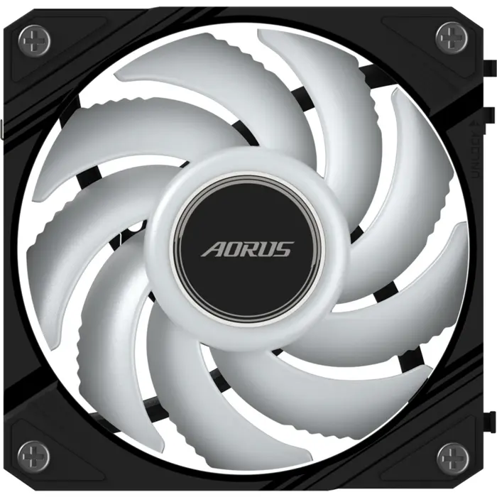 GIGABYTE AORUS EZ CHAIN FAN 120, case fan black, 120 mm