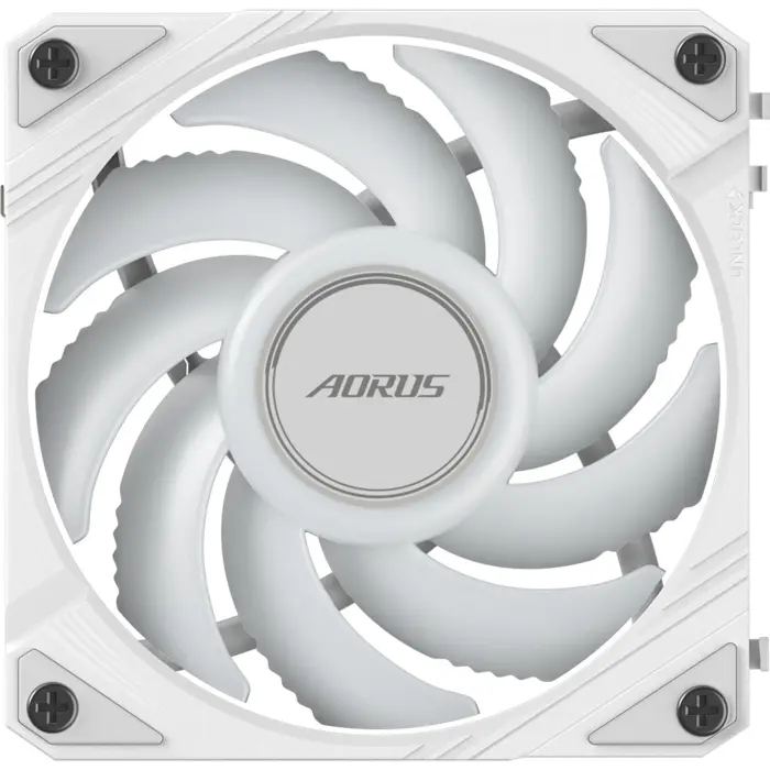 GIGABYTE AORUS EZ CHAIN FAN 120, case fan white, 120 mm