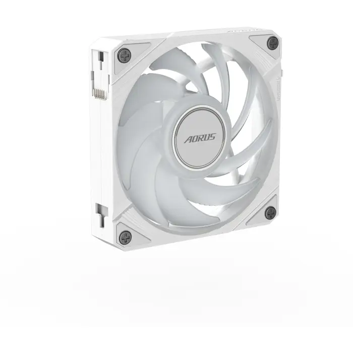 GIGABYTE AORUS EZ CHAIN FAN 120, case fan white, 120 mm