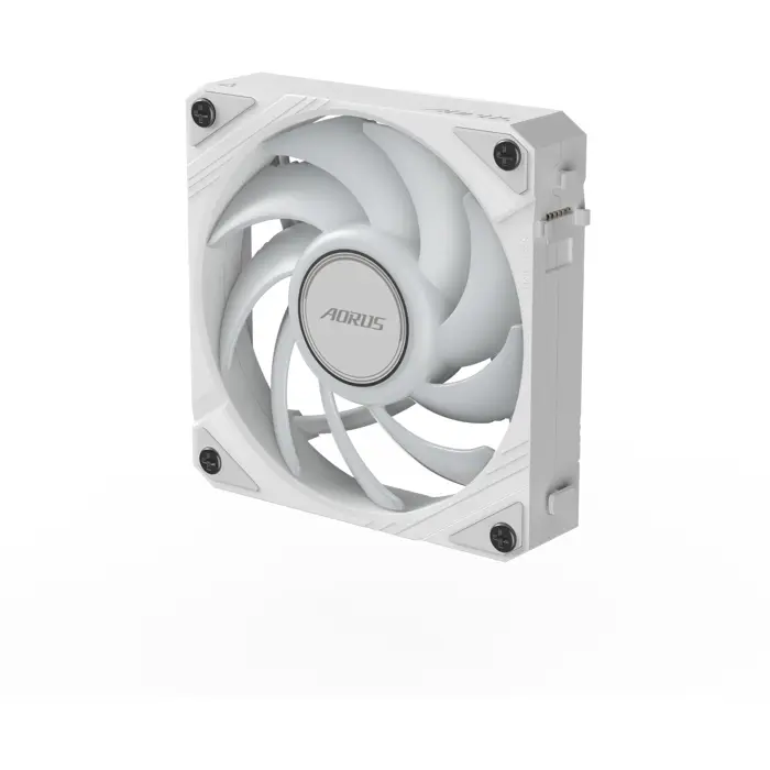 GIGABYTE AORUS EZ CHAIN FAN 120, case fan white, 120 mm