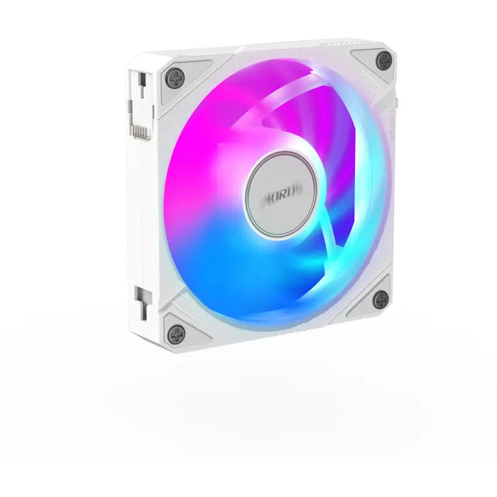 GIGABYTE AORUS EZ CHAIN FAN 120, case fan white, 120 mm