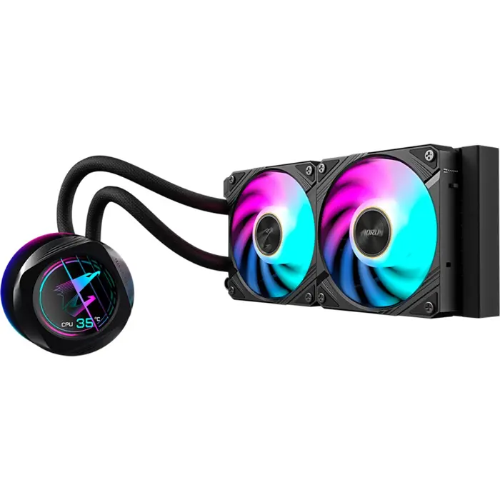 GIGABYTE AORUS WATERFORCE X II 240mm, water cooling (black)