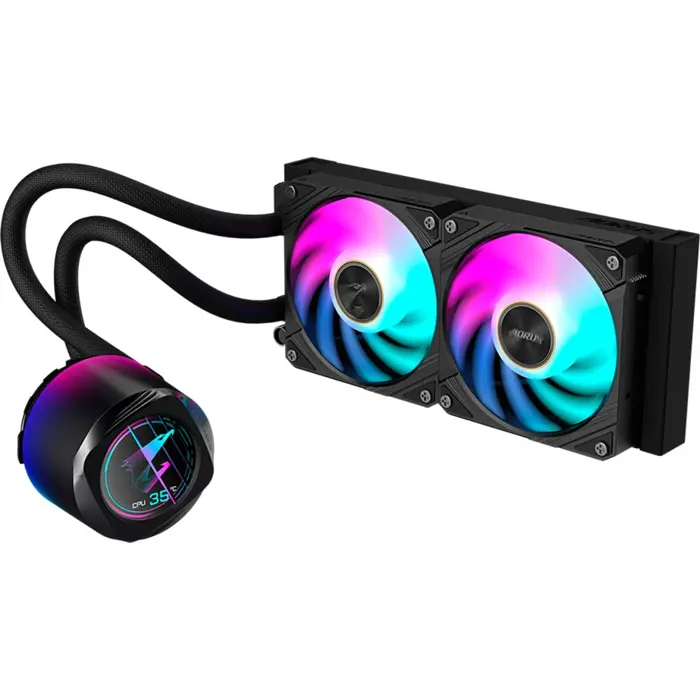 GIGABYTE AORUS WATERFORCE X II 240mm, water cooling (black)