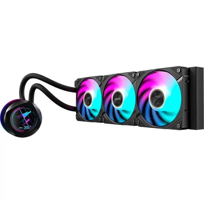 GIGABYTE AORUS WATERFORCE X II 360mm, water cooling (black)