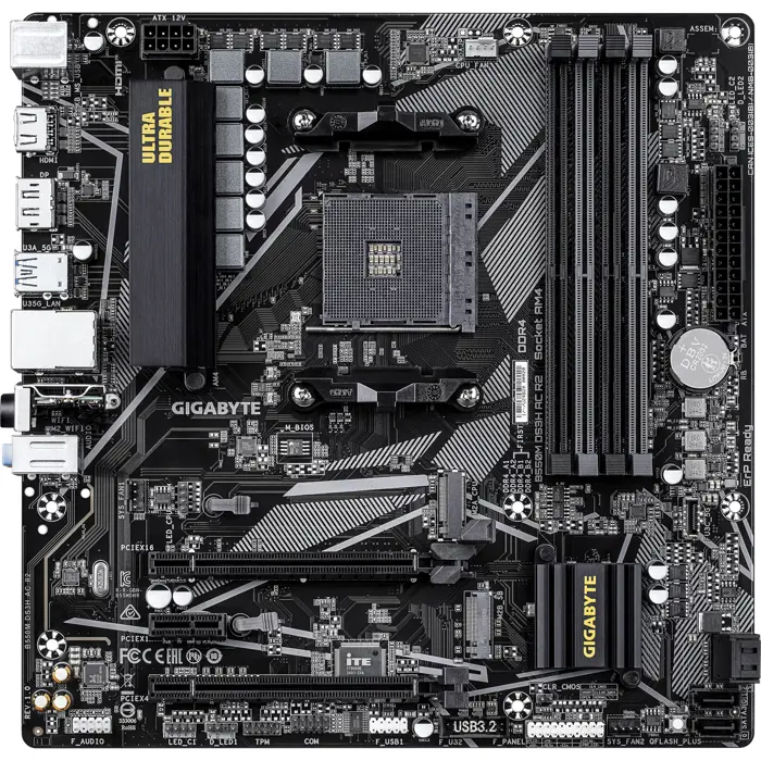 GIGABYTE B550M DS3H AC R2 - Socket AM4 - motherboard