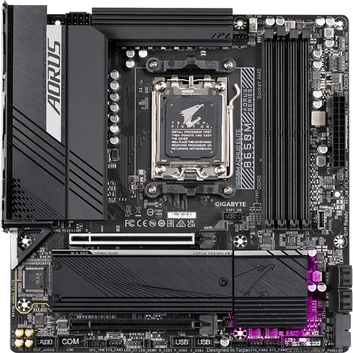 GigaByte B650M AORUS ELITE (black) - Socket AM5