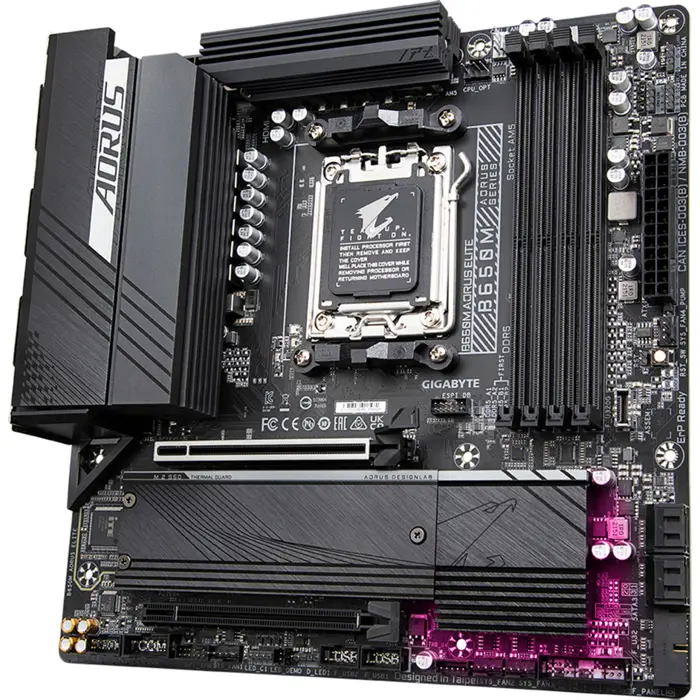 GigaByte B650M AORUS ELITE (black) - Socket AM5
