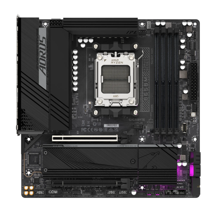 GIGABYTE B650M AORUS ELITE, DDR5, SATA3, USB3.2Gen2x2, DP, 2.5GbE, AM5 mATX