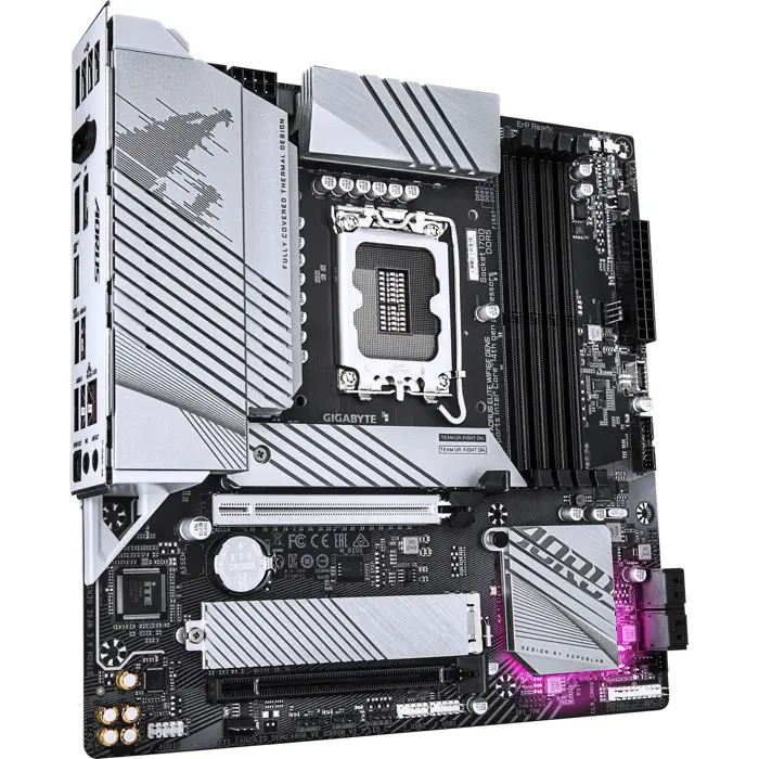 GIGABYTE B760M AORUS ELITE WIFI6E GEN5, motherboard white - Socket 1700