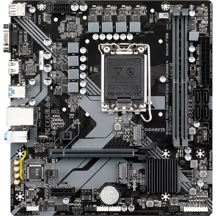 GIGABYTE B760M H DDR4 - Socket 1700 - motherboard