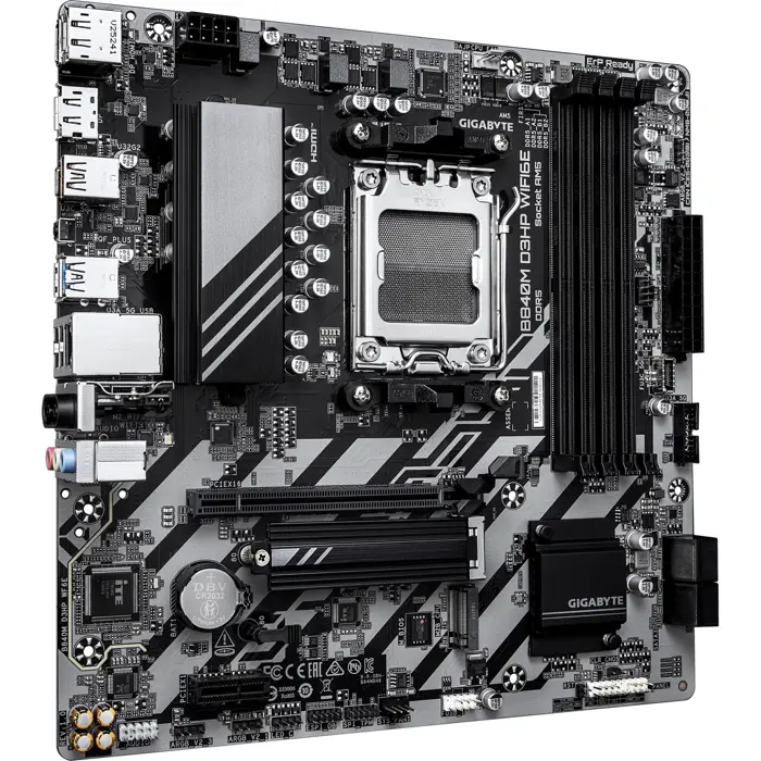Gigabyte B840M D3HP WiFi6E AMD AM5 Micro-ATX Motherboard