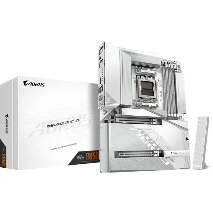GigaByte B850 A STEALTH ICE - Socket AM5 motherboard