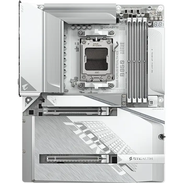 GigaByte B850 A STEALTH ICE - Socket AM5 motherboard